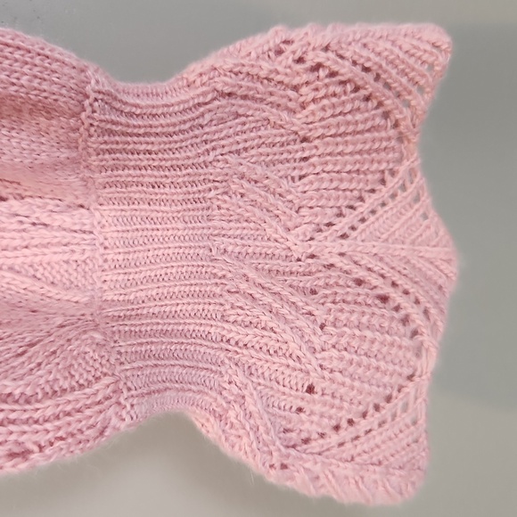 NWT Sundance‎ Pink Merino Wool Blend Scoopneck Sweater XS - Picture 5 of 10